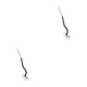 thumbnail image 4 of Bewildely Cepillo de baño Herramienta de limpieza profunda de polvo Depurador flexible con cepillos de mango largo Accesorio de lavabo Lavabo de Azul 2piezas, 4 of 6