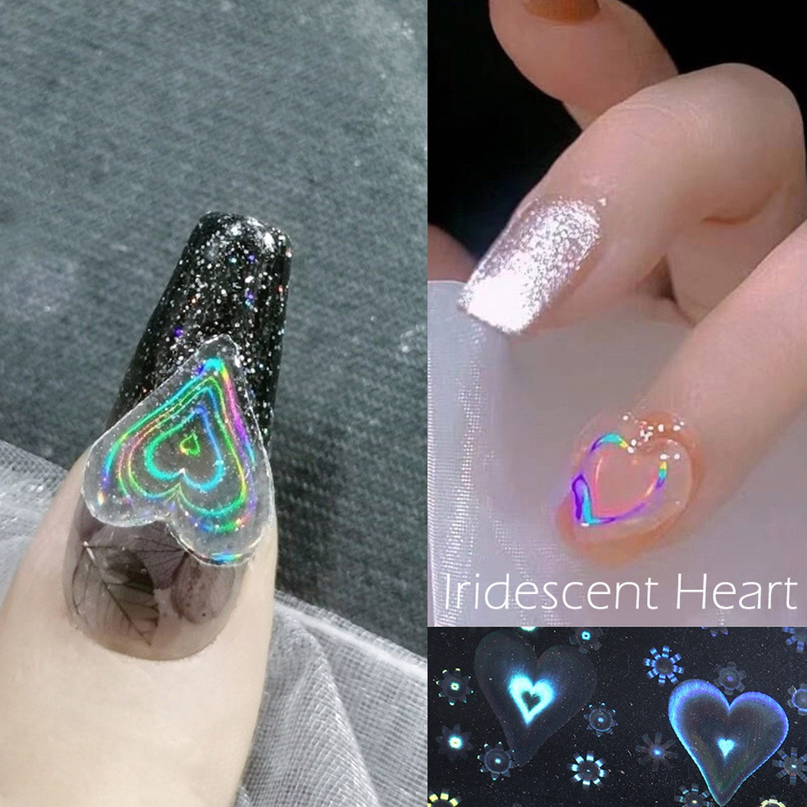 Xihbxyly Holiday Deals Color-changing Love Heart-shaped Four