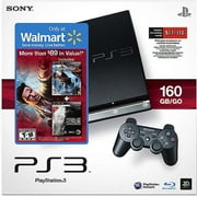 PlayStation 3 160GB Console with 2 Bonus Games & Vudu Movie Credit