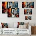 thumbnail image 4 of Designart Romantic Evening Walk Canvas Wall Art, 4 of 5