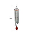 thumbnail image 2 of Metal Wind Chime Courtyard Simpatía Creativa Campana Colgante De Campanilla Para El Jardín Del Porche Del Patio Decoración Del Patio Trasero Serendint HA044077-03, 2 of 4
