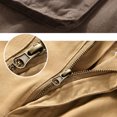 thumbnail image 5 of SOOMLON Men's Classic Cargo Shorts Hiking Shorts Loose Fit Pocket Beach Shorts Zipper Work Shorts Multiple Outdoor Sports Shorts Khaki XXL, 5 of 8
