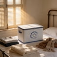 thumbnail image 1 of Caja de almacenamiento, bolsa organizadora de edredones y ropa, plegable, de gran capacidad, para el hogar, organizador de prendas de tela, caja de almacenamiento, bolsa de almacenamiento de tela, 1 of 7