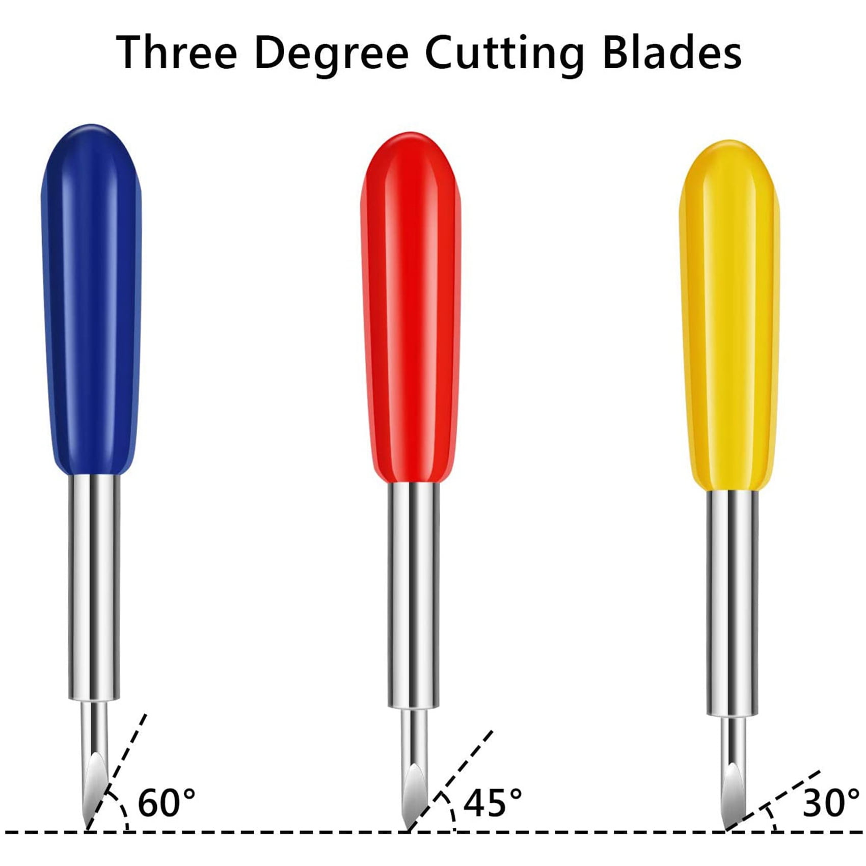 200 Cutting Blades, for Explore Air / Air 2 Maker Expression 30/40/60 Degree Cutting Plotter Replacement Blades