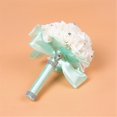 thumbnail image 1 of Ramos de boda Cristal Perla Rosas de seda Dama de honor nupcial Ramo de mano de boda Falso artificial, kaili Sencillez, 1 of 3