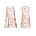thumbnail image 7 of Sikiie Rabbit Print Women's Sleeveless Dress with Pockets Round Neck Sundress, Suitable for Daily, Office, Vacation Summer Wear, 7 of 7