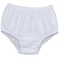 thumbnail image 2 of Little Girls Kids Toddler Ruffle Lace Underwear Rumba Panty Diaper Cover White 1 Year, 2 of 2
