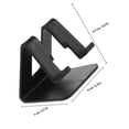 thumbnail image 2 of SWETRACE 1Ud Soporte Para Teléfono Negro De Plástico Con Base De Silicona Para Uso En Oficina, 2 of 8