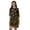 Black, variant on Party Dress For Women Scoop Neck Moss Georgette 3/4 Sleeve Tunic Dress