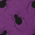 thumbnail image 2 of Simply Daisy Spider Pattern Amethyst Halloween Chenille Area Rug, 18" x 30", 2 of 5
