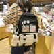 thumbnail image 4 of Mochila Kawaii para mujer, mochila escolar impermeable para adolescentes, mochila para estudiantes, mochila para computadora portátil, linda mochila de viaje para mujer, 4 of 5