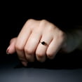thumbnail image 4 of Heart Shape Black Spinel Promise Ring for Women, August Birthstone Ring, 10K Yellow Gold, US 4.50, 4 of 9