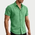 thumbnail image 2 of Maean S-3XL Men Big and Tall Shirts Short Sleeve Dressy Shirt Casual Business Button down Tee Tops, 2 of 7