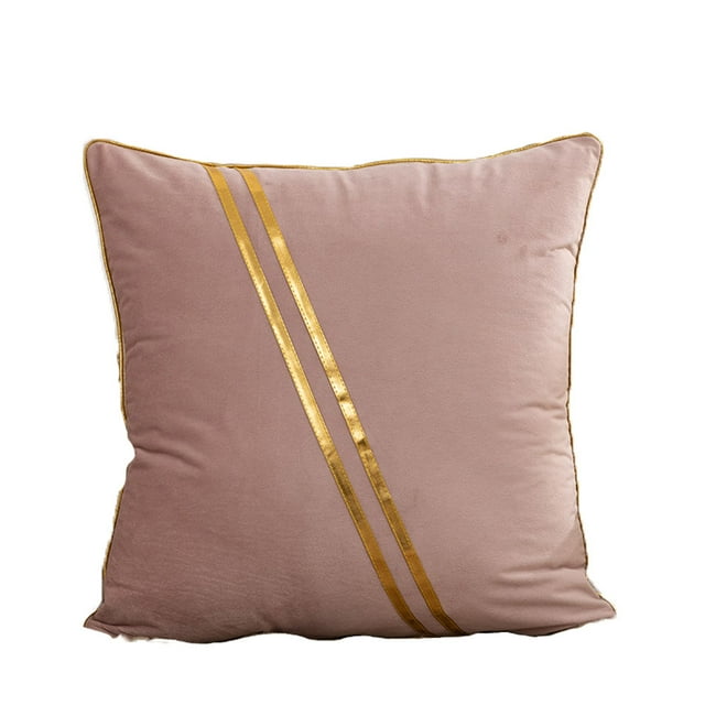 Funda de almohada suave y cómoda de almohada de felpa familiar sencilla