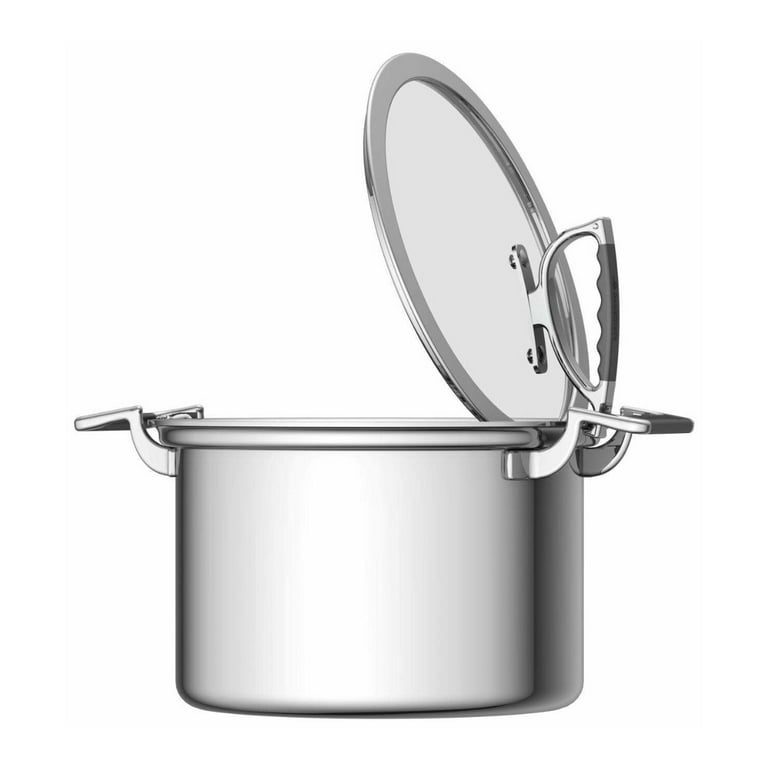 CookCraft by Candace 8-Piece Tri-Ply Stainless Steel Luxury