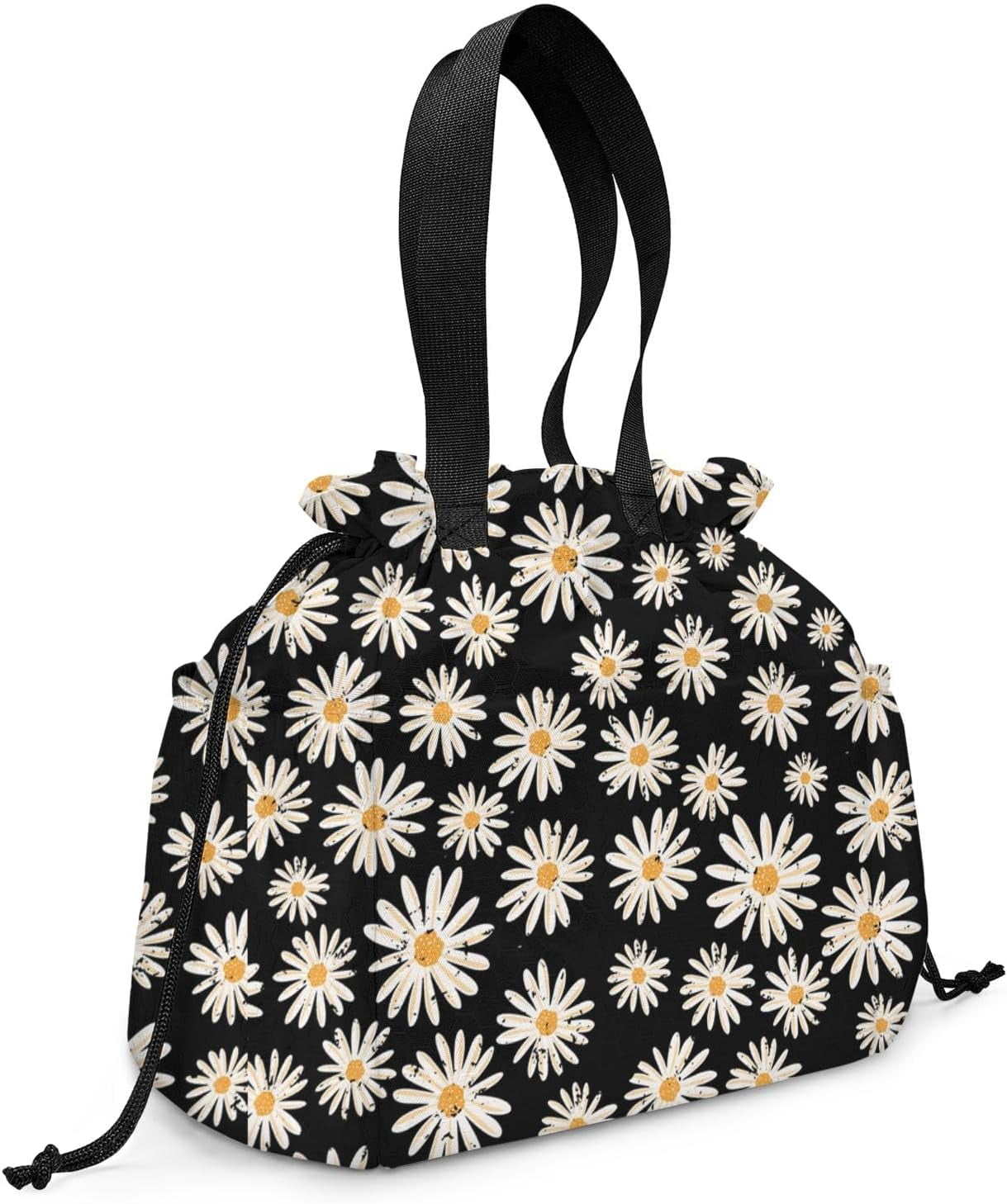 Lunch Bag for Women Insulated Womens Drawstring Lunch Bag for Work, Stain-Resistant Large Lunch Box for Women with Containers, Cinch Closure Cromwell Bag Black Man Reusable Lunch Bag Office