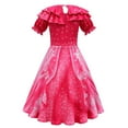 thumbnail image 4 of Girls Mermaid Princess Costume with Bag Cloak Birthday Party Cosplay, 4 of 5