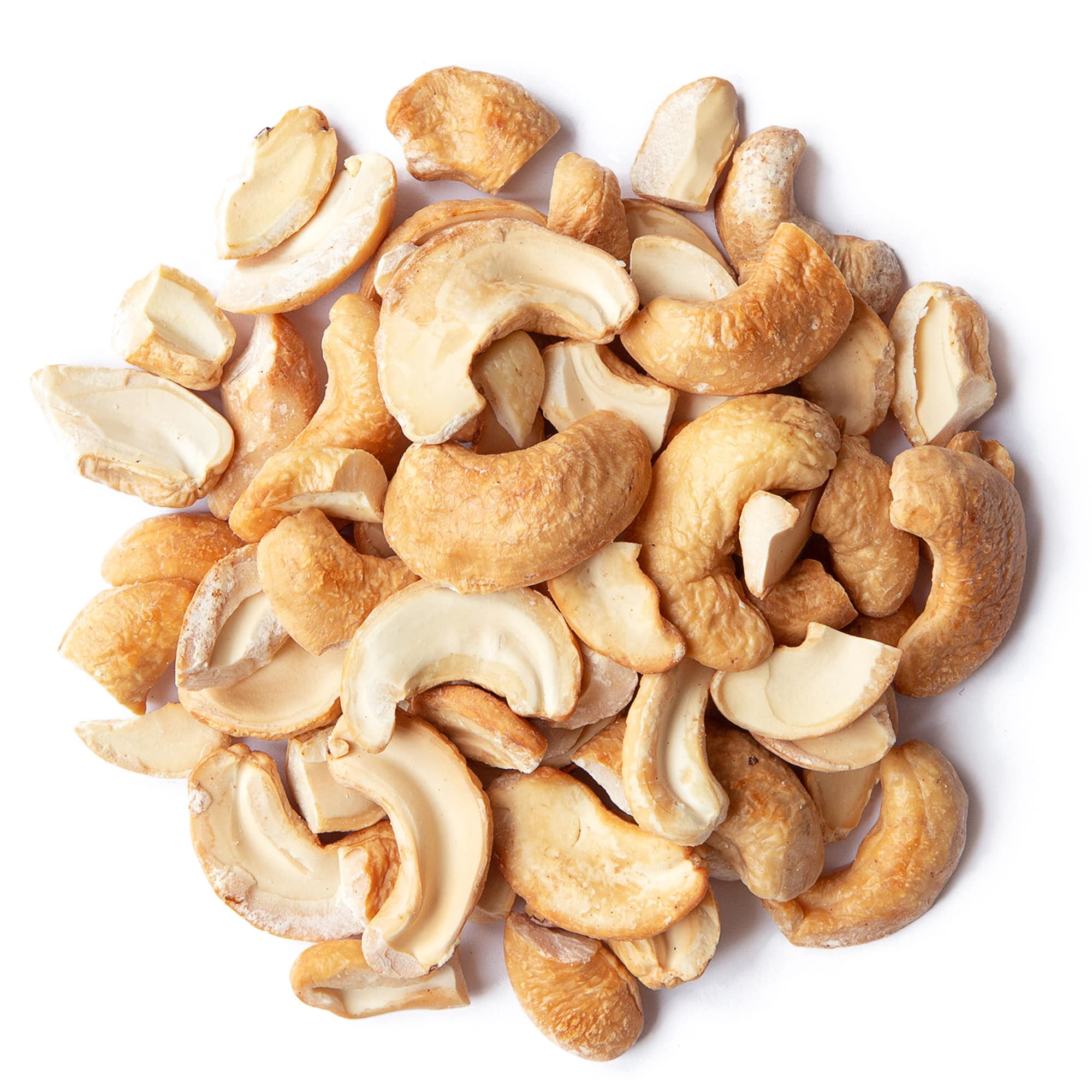 Food to Live Dry Roasted Cashew Halves and Pieces, 3 Pounds – Unsalted,Oven Roasted,Kosher