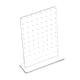 thumbnail image 1 of Soporte de acrílico para pendientes con 72 agujeros para guardar joyas. Almacenamiento versátil para pendientes. Transparente, 1 of 9