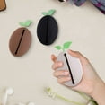 thumbnail image 3 of Coffee Bean Earphone And Key Storage Case With Big Mouth Design Portable Compact Organizer For Earbuds Keys Small Items, 3 of 5