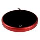 thumbnail image 2 of Enchufe de pared Taza de café Calentador Calentador Posavasos Máquinas de té caliente Temperatura constante 55  degree C Cojín redondo Calentador de bebidas rojo Soledad Calentador de taza de café, 2 of 8
