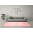 thumbnail image 3 of Ahgly Company Indoor Square Abstract Red Contemporary Area Rugs, 4' Square, 3 of 4