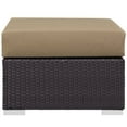 thumbnail image 5 of Modway Convene 8-Piece Outdoor Patio Sectional Set in Espresso/Mocha, 5 of 6