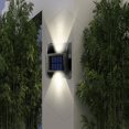 thumbnail image 2 of Lámpara solar de inducción, lámpara de pared de doble cabezal, lámpara LED para exteriores, patio, pared, jardín, villa, balcón, luz nocturna, 2 of 3