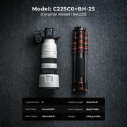 K&F CONCEPT Carbon Fiber Travel Tripod for DSLR Camera, Monopod, 360° Ball Head, 17.6lbs Load Capacity