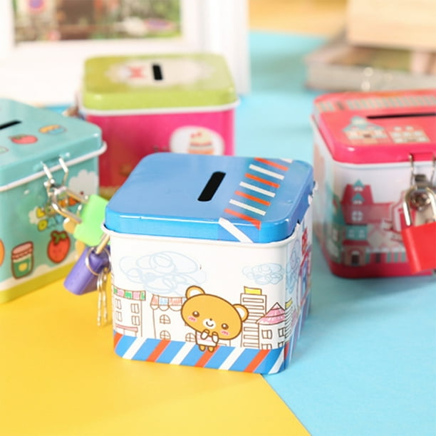 Tin money box sale