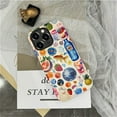 thumbnail image 6 of Punmada Compatible with iPhone 12/iPhone 12 Pro Matte Case For Girl Boy Full Body Protective Hard Shell Esthetics Pattern European Italian Summer Beach Collage, 6 of 7