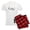 With Red Plaid Pant, variant on CafePress - Hubby Pajamas - Men's Light Loose Fit Cotton Pajama Set