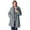 Gunmetal, variant on Roaman's Women's Plus Size Mid Length Teddy Faux Fur Coat