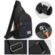thumbnail image 4 of Bolsa cruzada de pecho multicapa para hombre con correa ajustable, bolsa de viaje ligera de nailon en múltiples colores, 4 of 6