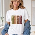 thumbnail image 3 of Jollimate Pray For It About It Around It Over It Graphic T-Shirt, Floral Christian Faith Women's Shirt, 3 of 6