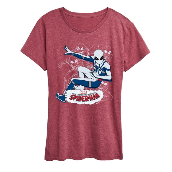 Spider-Man - Ozcorp Spiderman Line Cluster - Women's Short Sleeve Graphic T-Shirt