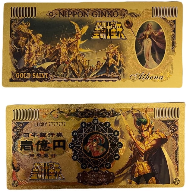 Billete Conmemorativo Anime Saint Seiya Capricornio Shura