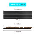 thumbnail image 2 of 2 Pcs Acoustic Wood Wall Veneer Slat Panels - 94.49” x 12.6” Each -Soundproof Paneling - Interior Sound Absorption Decor Wooden Panels, for Great Noise Reduction - Luxury Real Wood- 0.78” Depth, 2 of 7