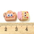 thumbnail image 3 of Cartoon Funny Eye Opaque Resin Decoden Cabochons Bread & Tea & Cup Mixed Shapes Mixed Color 9.5~13x9.5~15x7~8mm, 3 of 3