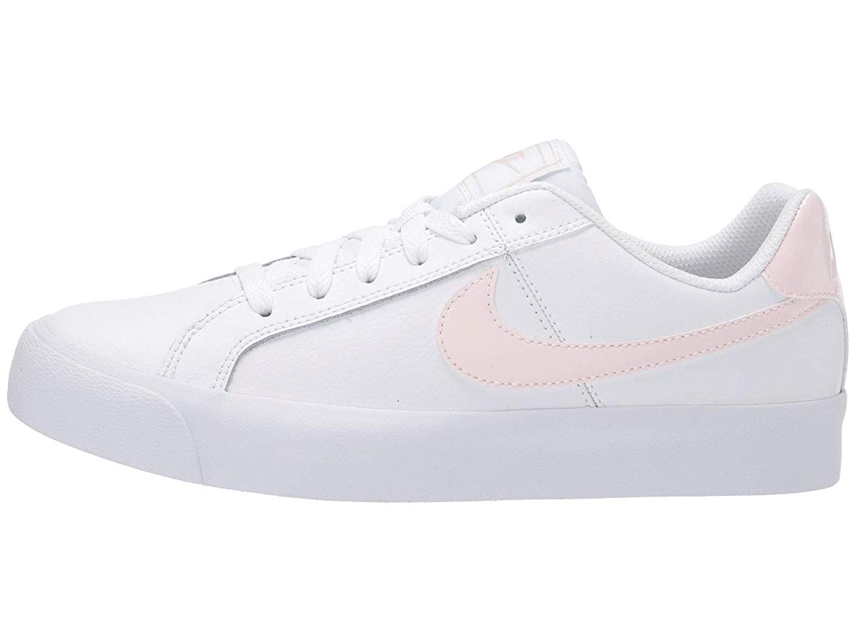 nike court royale white pink