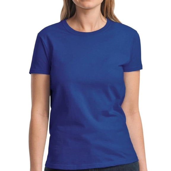 Ladies T-Shirt Color Tee Gildan Short Sleeve Casual Shirt - S M L XL 2XL 3XL Shirts for Women - Best Womens Classic Tees