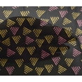 thumbnail image 4 of oneOone Tissu en Mousseline de Viscose, Tissu Imprimé à Blocs Triangulaires, 1 Yard, 42 Pouces de Large, 4 of 4