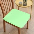thumbnail image 2 of Btomtd 2pcs Sponge Seat Cushion for Household Chair Use, Dining Chair Cushions in Solid Color, Soft Seat Cushions and Chair Pads with Comfortable Support, Size 16"x16", Mint Green, 2 of 4