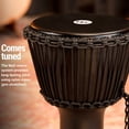 thumbnail image 5 of MEINL Travel Series Rope Tuned Djembe with Goat Head 10 in. Phantom Black, 5 of 6