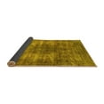 thumbnail image 2 of Ahgly Company Indoor Round Oriental Yellow Industrial Area Rugs, 5' Round, 2 of 4