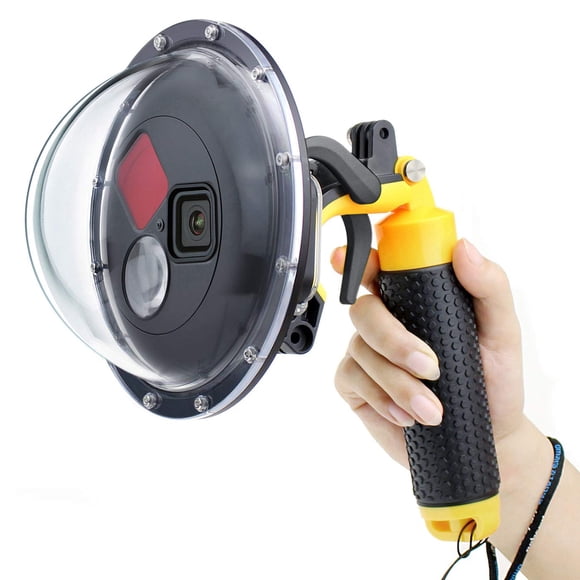 Puerto domo para GoPro Hero 8 Black GEPULY con funda impermeable