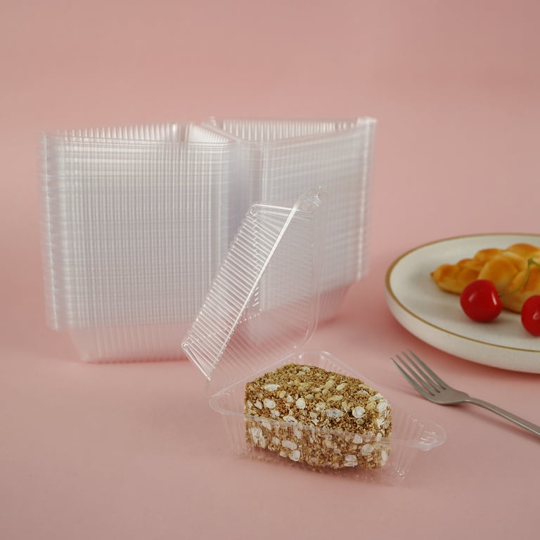 Lunch Box Disposable Tableware Dessert Fruit Takeout Tool Square Plastic  Clear With Lid Hotel Snack Bar