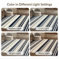 thumbnail image 7 of ODIKA 8'x10' Ultra-Soft Area Rug, Striped Vintage Colorblock Faded Boho Banded Stripes Bands Edges None Washable, Bare feet friendly, Silk-Touch for Bedroom, Under Sectional, 7 of 7