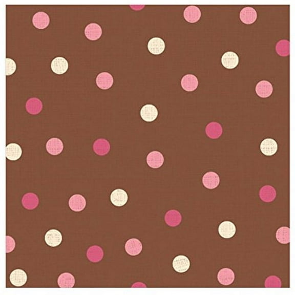 Blush Dots 3-Ply Paper Beverage Napkins 16 Per Pack