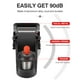 thumbnail image 3 of Bike Bells ROCKBROS Hidden MTB para manillares de 22,2 mm, color negro, 3 of 7